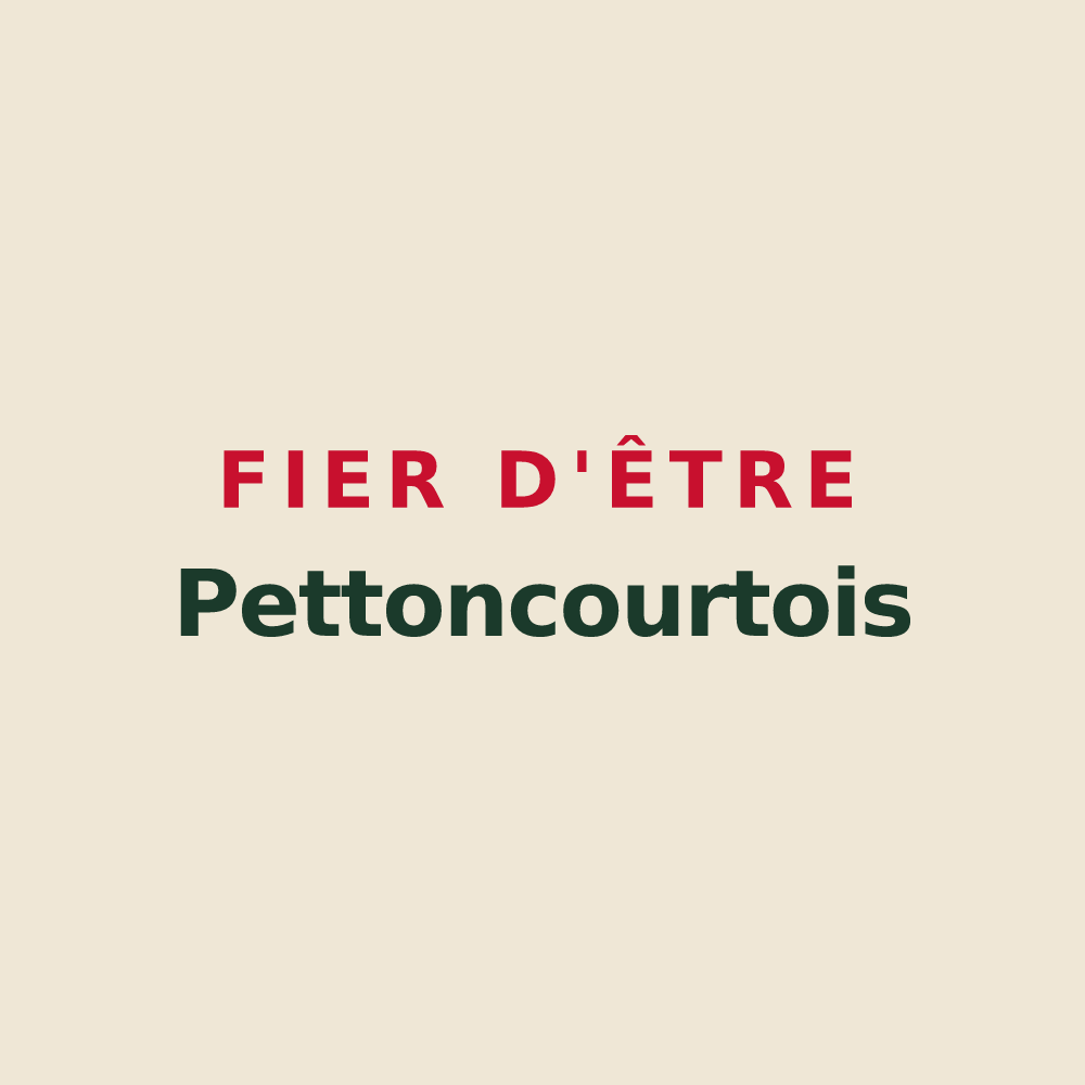 Tote bag « Fier d'être Pettoncourtois » — design pour Pettoncourt