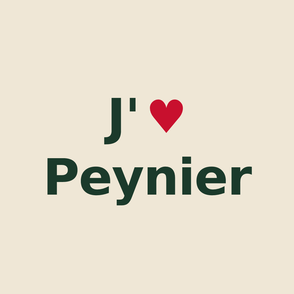 Tote bag personnalisé Peynier — design J'aime Peynier