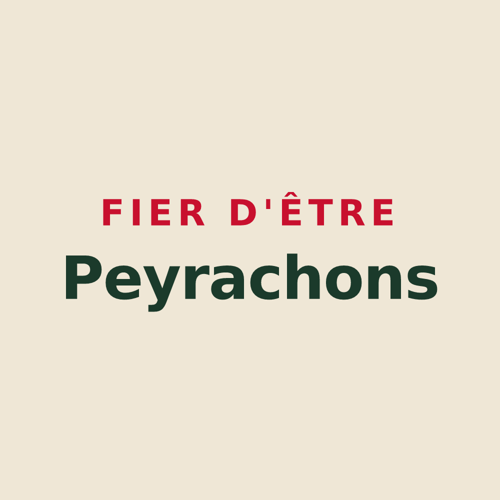 Tote bag « Fier d'être Peyrachons » — design pour Peyrat-de-Bellac