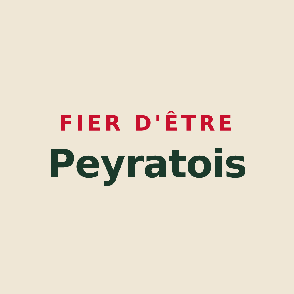 Tote bag « Fier d'être Peyratois » — design pour Peyrat-la-Nonière