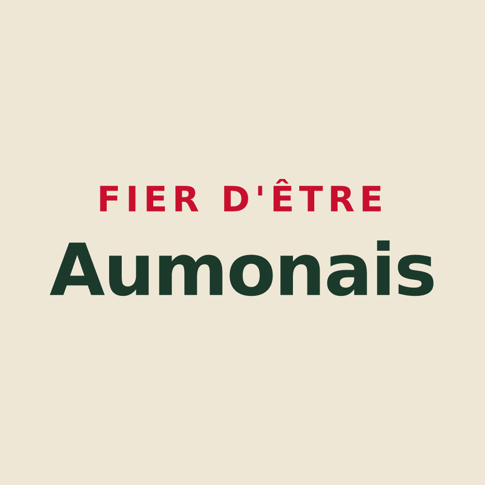 Tote bag « Fier d'être Aumonais » — design pour Peyre en Aubrac