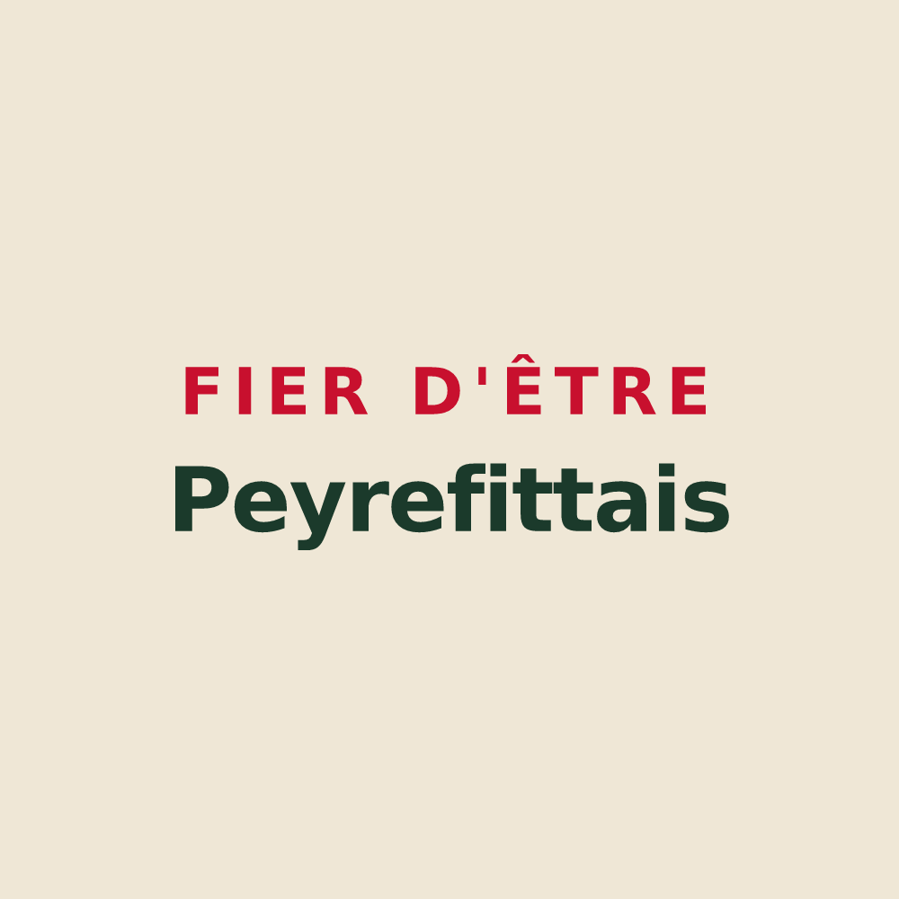 Tote bag « Fier d'être Peyrefittais » — design pour Peyrefitte-sur-l'Hers
