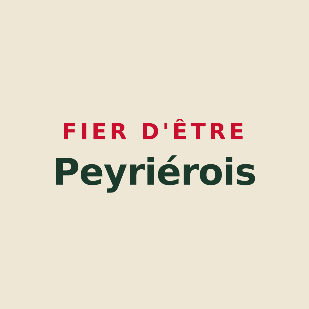 Tote bag « Fier d'être Peyriérois » — design pour Peyrière