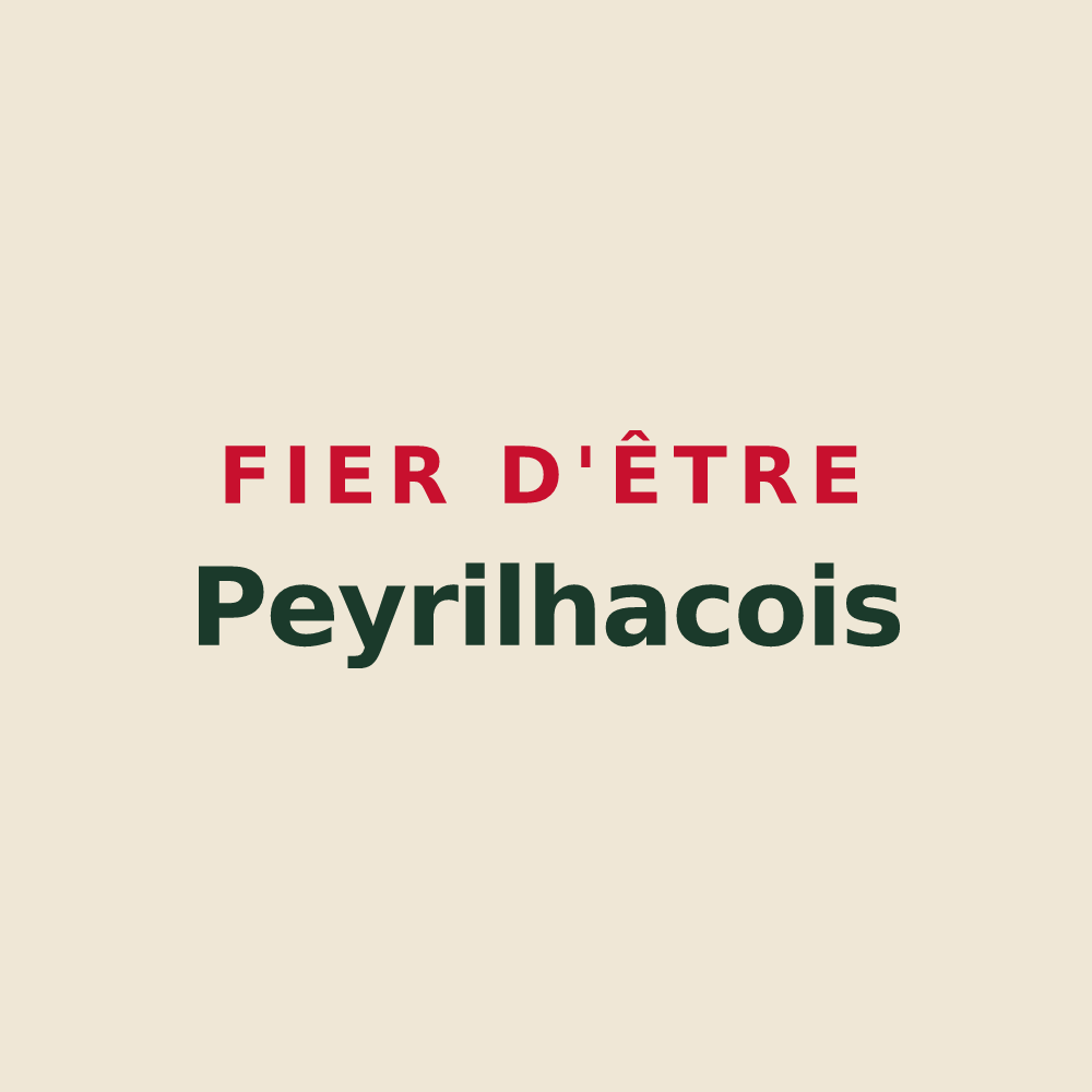 Tote bag « Fier d'être Peyrilhacois » — design pour Peyrilhac