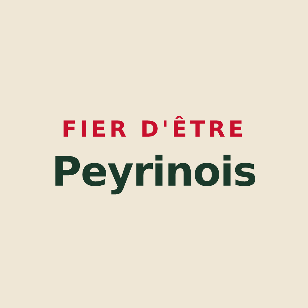 Tote bag « Fier d'être Peyrinois » — design pour Peyrins