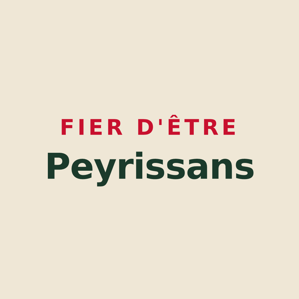 Tote bag « Fier d'être Peyrissans » — design pour Peyrissas