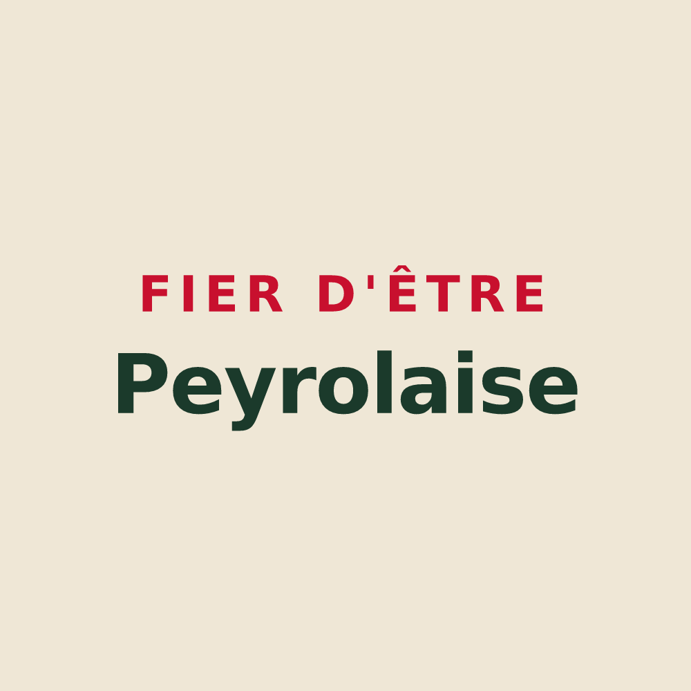 Tote bag « Fier d'être Peyrolaise » — design pour Peyrole