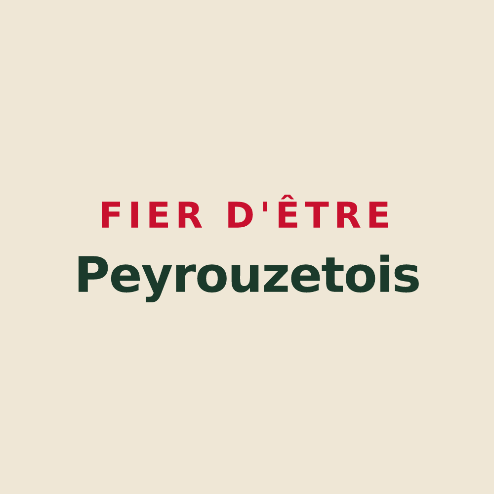 Tote bag « Fier d'être Peyrouzetois » — design pour Peyrouzet