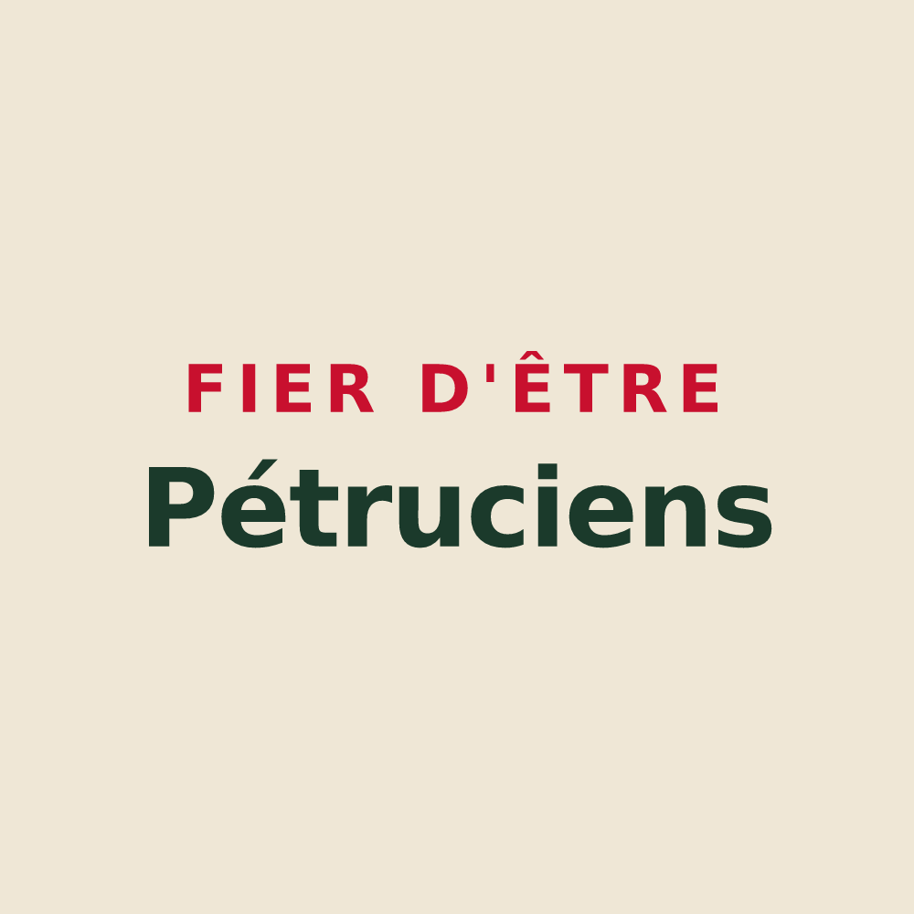 Tote bag « Fier d'être Pétruciens » — design pour Peyrusse-le-Roc