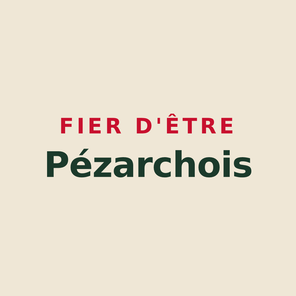 Tote bag « Fier d'être Pézarchois » — design pour Pézarches