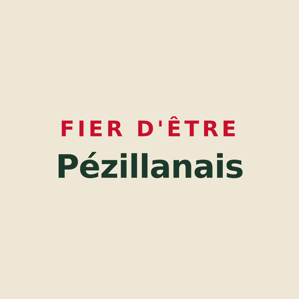 Tote bag « Fier d'être Pézillanais » — design pour Pézilla-la-Rivière