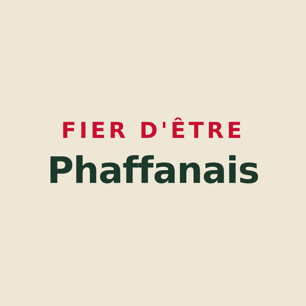 Tote bag « Fier d'être Phaffanais » — design pour Phaffans