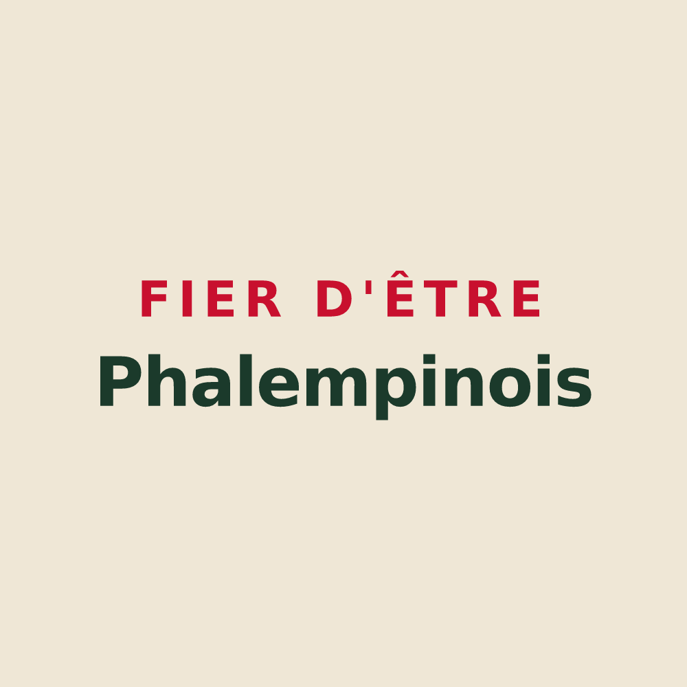 Tote bag « Fier d'être Phalempinois » — design pour Phalempin