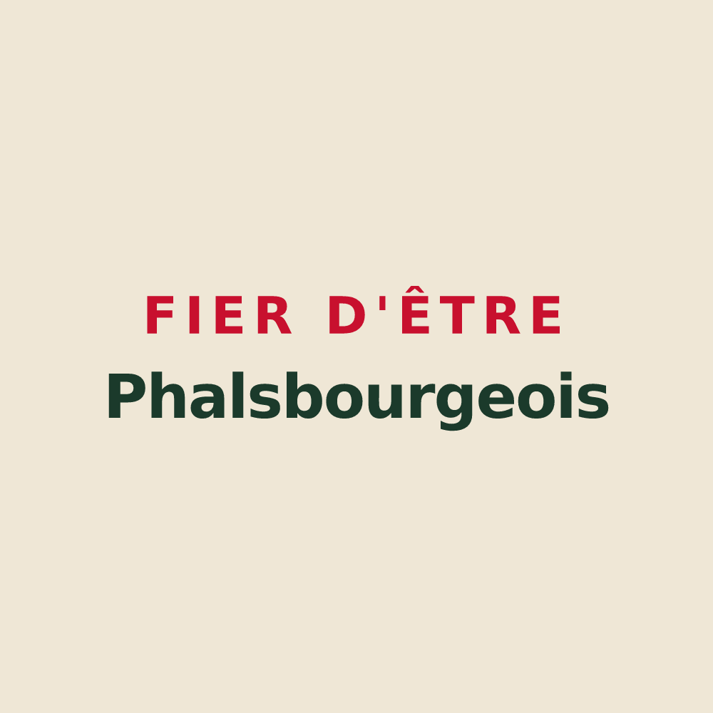 Tote bag « Fier d'être Phalsbourgeois » — design pour Phalsbourg