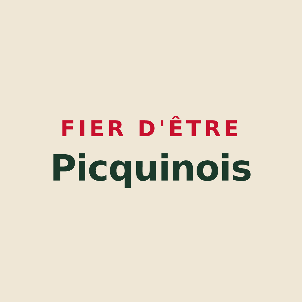 Tote bag « Fier d'être Picquinois » — design pour Picquigny