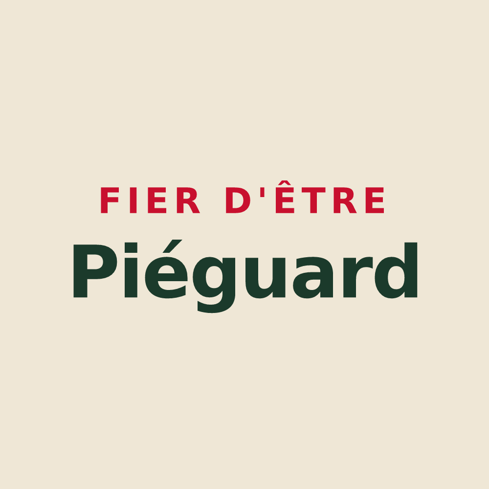 Tote bag « Fier d'être Piéguard » — design pour Piégut