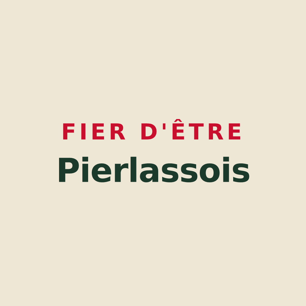 Tote bag « Fier d'être Pierlassois » — design pour Pierlas