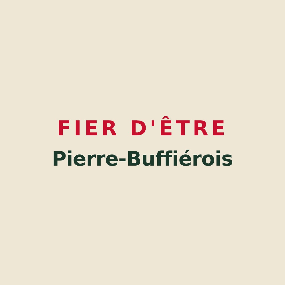 Tote bag « Fier d'être Pierre-Buffiérois » — design pour Pierre-Buffière