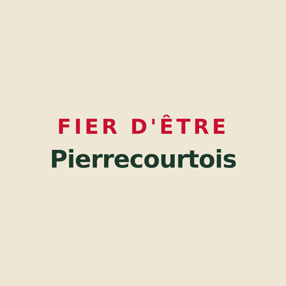 Tote bag « Fier d'être Pierrecourtois » — design pour Pierrecourt