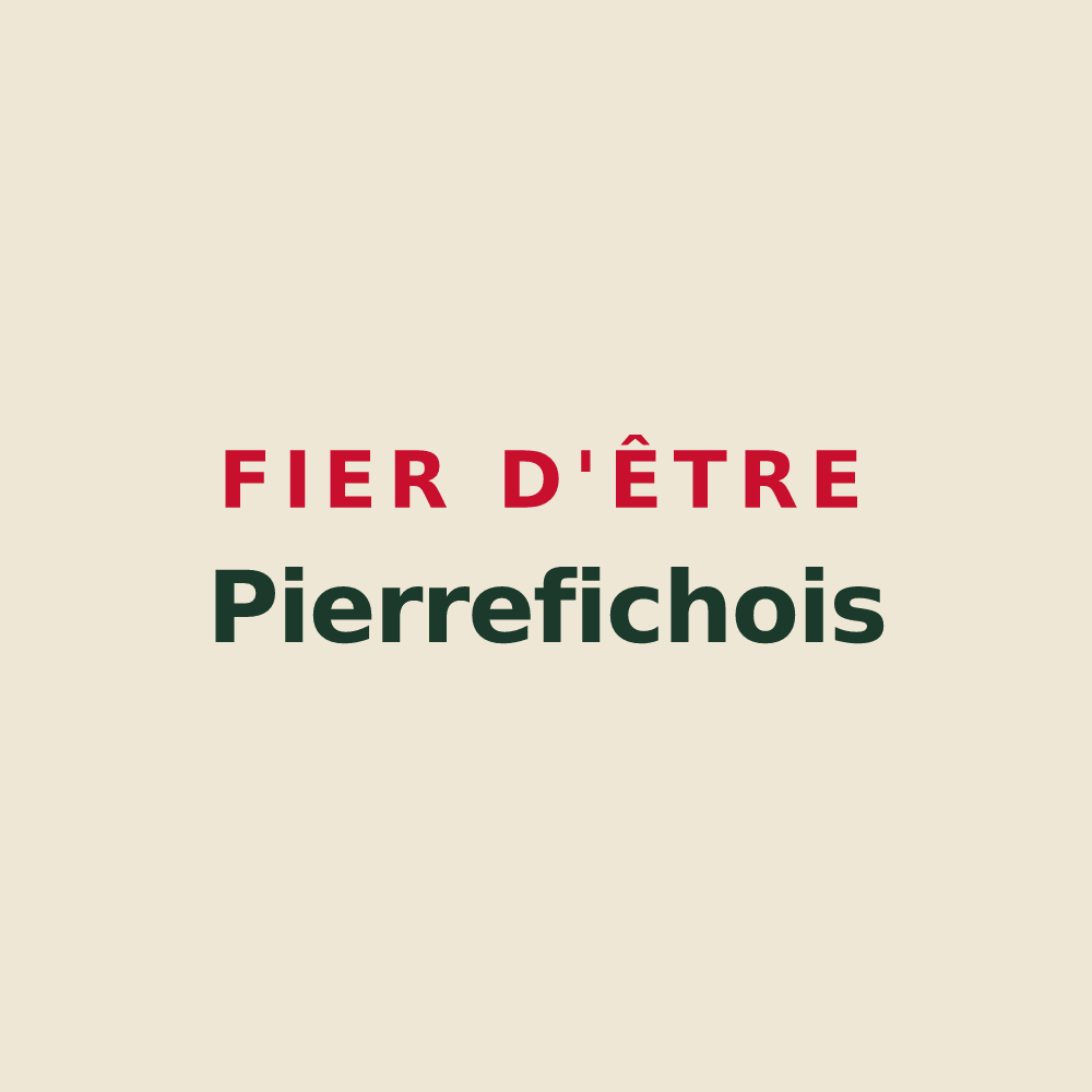 Tote bag « Fier d'être Pierrefichois » — design pour Pierrefiche
