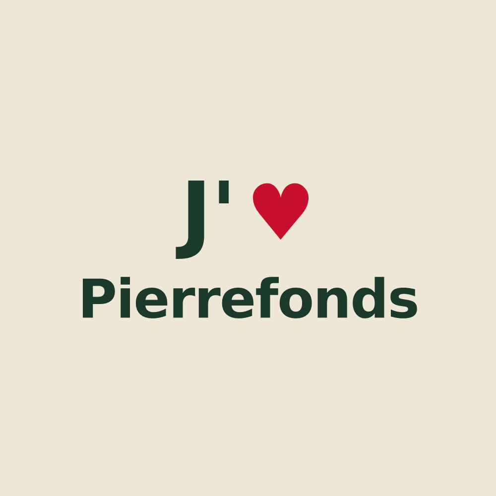Tote bag personnalisé Pierrefonds — design J'aime Pierrefonds