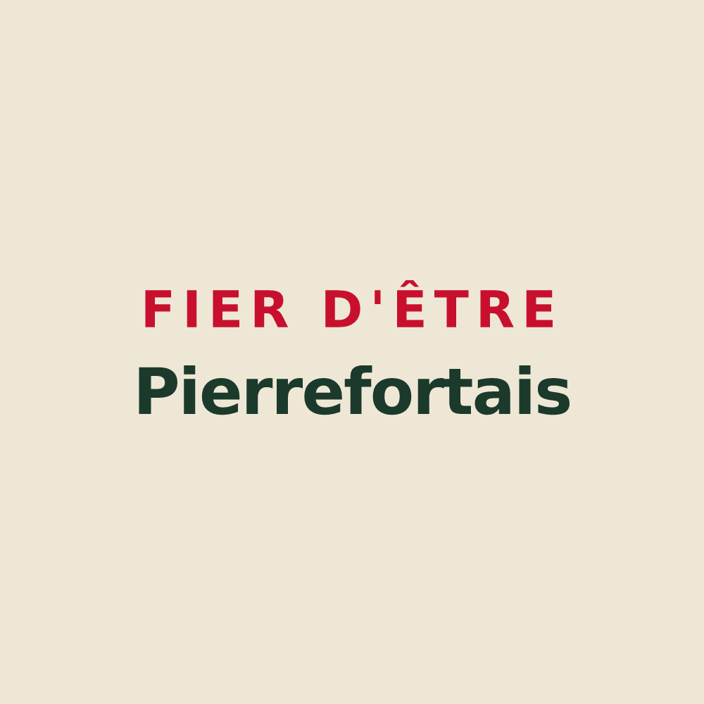 Tote bag « Fier d'être Pierrefortais » — design pour Pierrefort