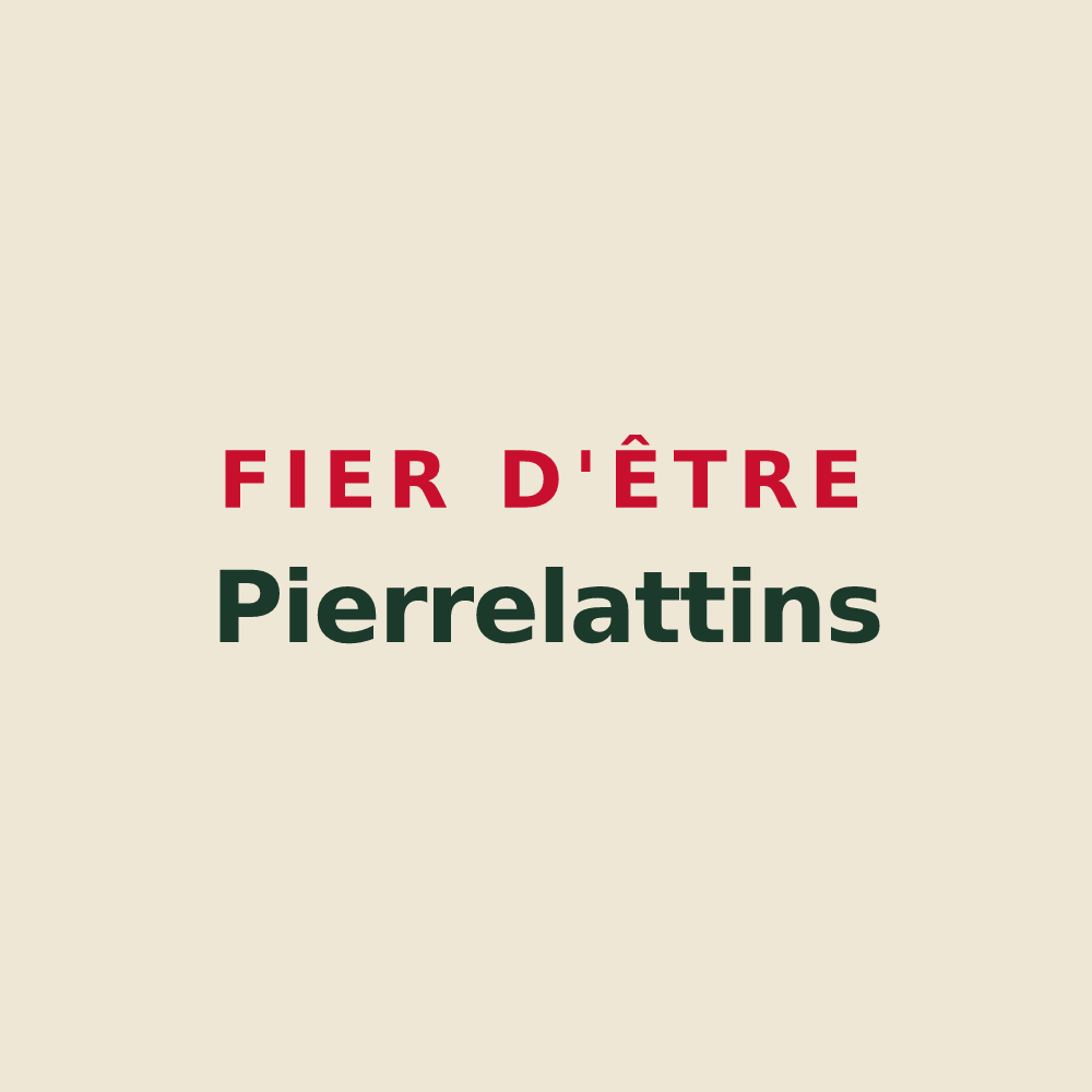 Tote bag « Fier d'être Pierrelattins » — design pour Pierrelatte
