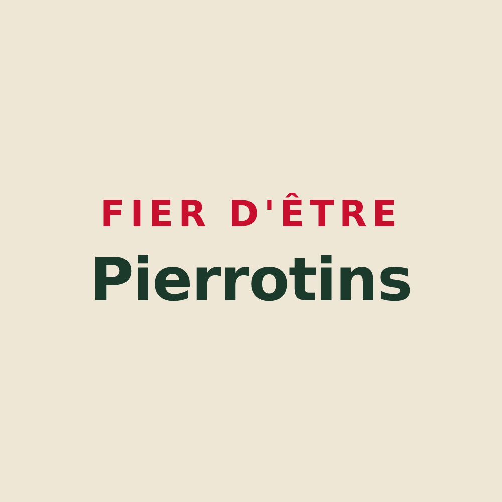 Tote bag « Fier d'être Pierrotins » — design pour Pierres