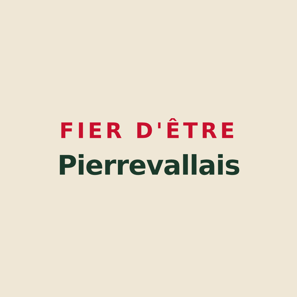 Tote bag « Fier d'être Pierrevallais » — design pour Pierreval