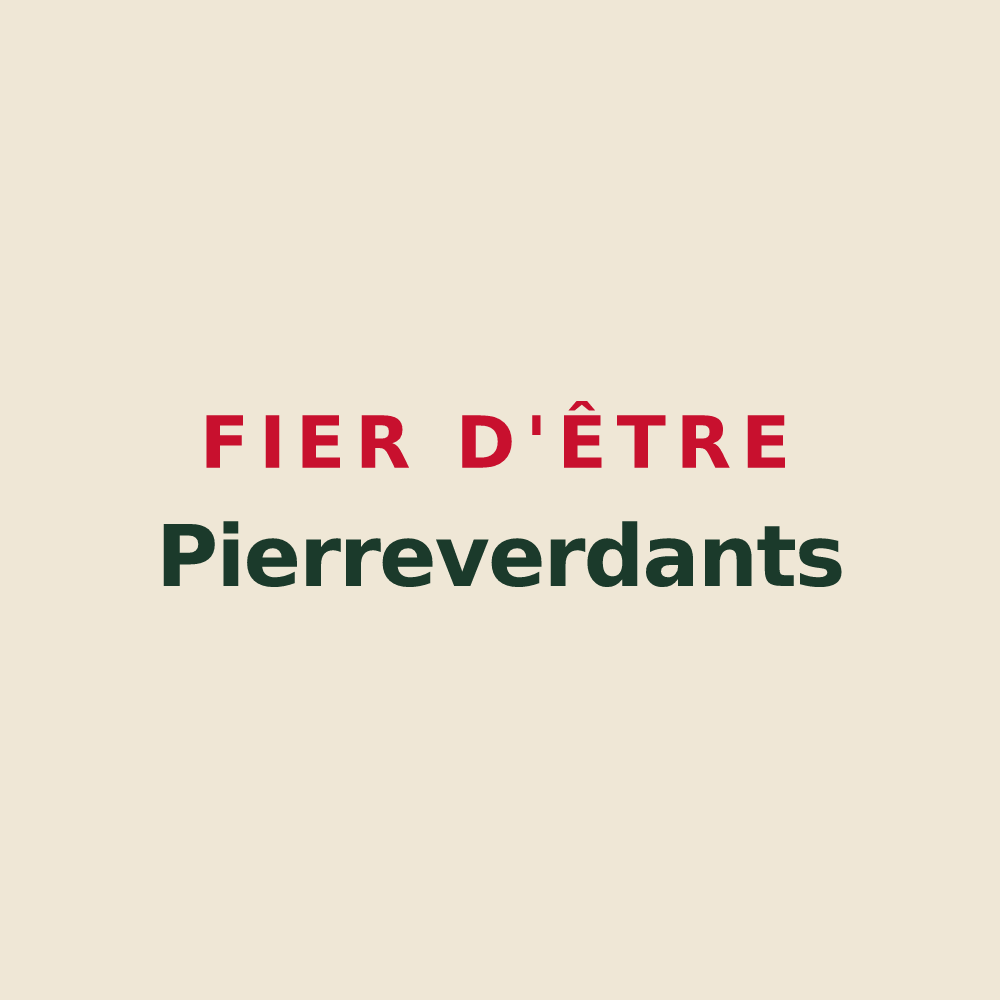 Tote bag « Fier d'être Pierreverdants » — design pour Pierrevert