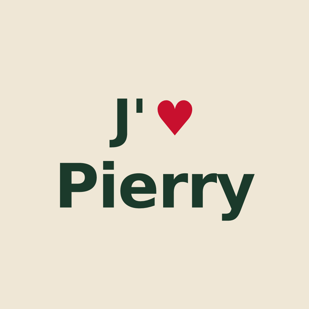 Tote bag personnalisé Pierry — design J'aime Pierry
