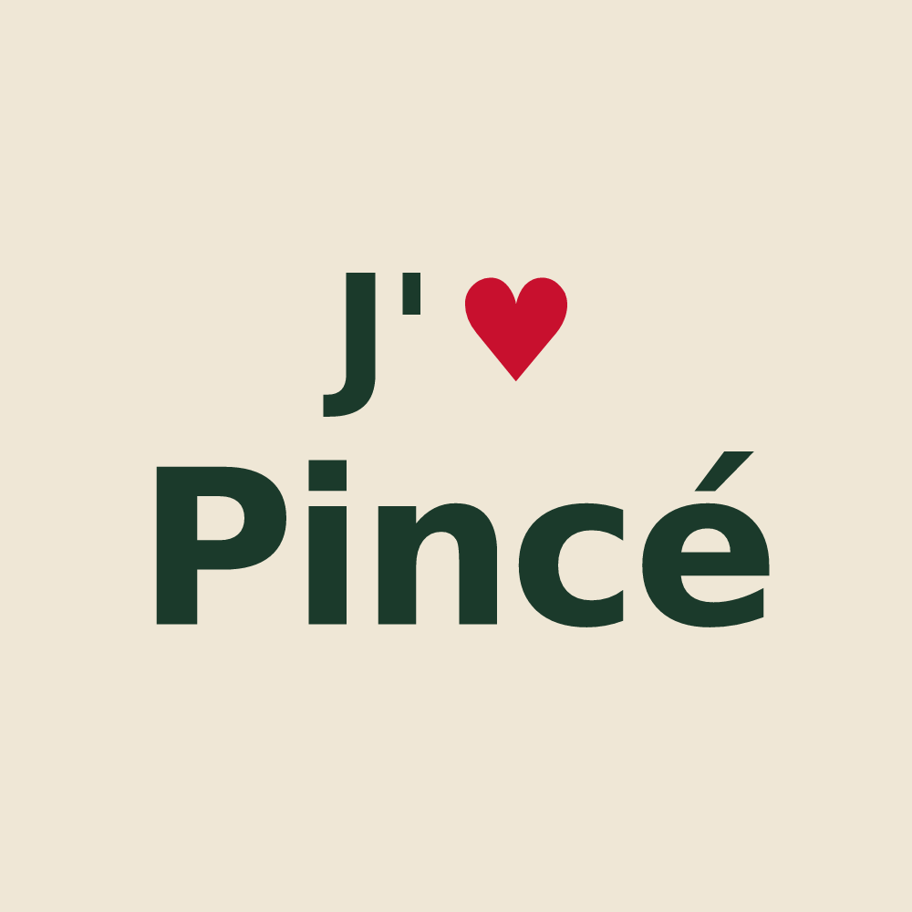 Tote bag personnalisé Pincé — design J'aime Pincé