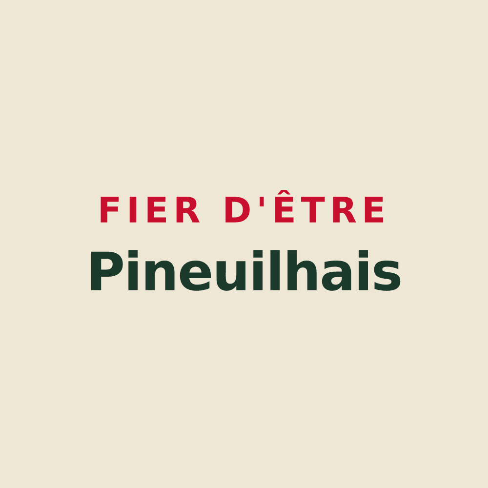 Tote bag « Fier d'être Pineuilhais » — design pour Pineuilh