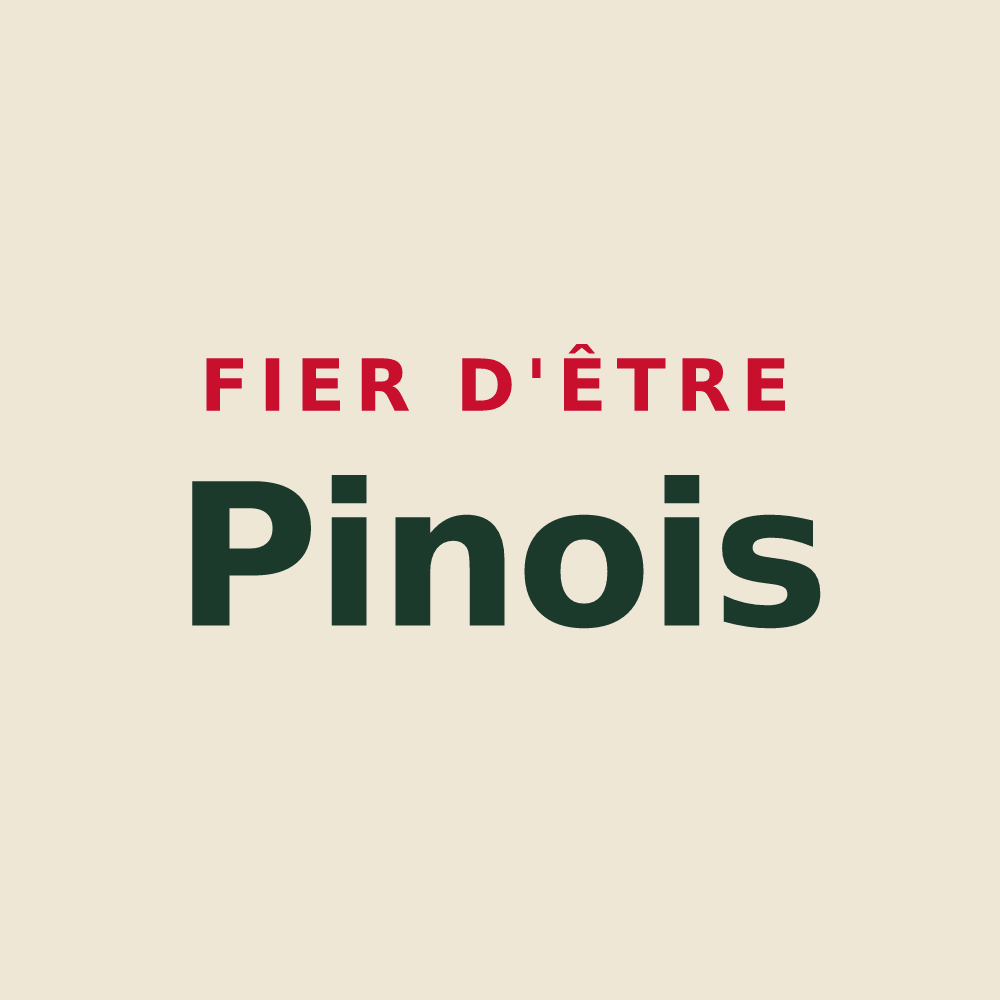 Tote bag « Fier d'être Pinois » — design pour Piney
