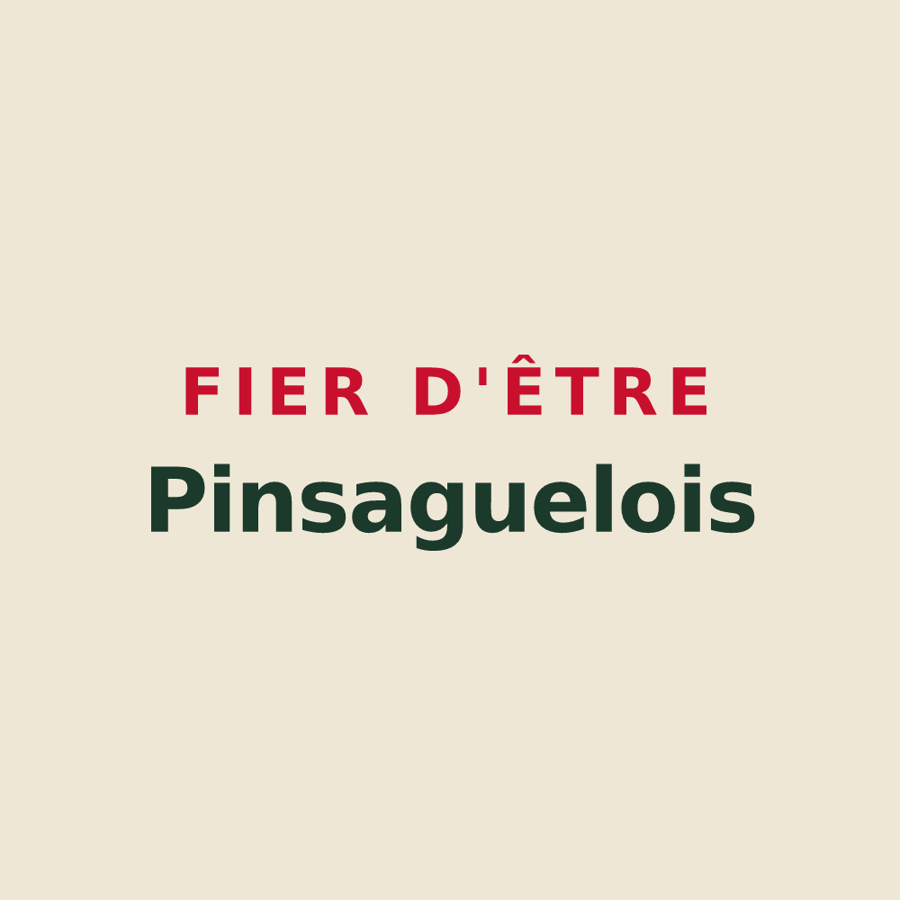Tote bag « Fier d'être Pinsaguelois » — design pour Pinsaguel