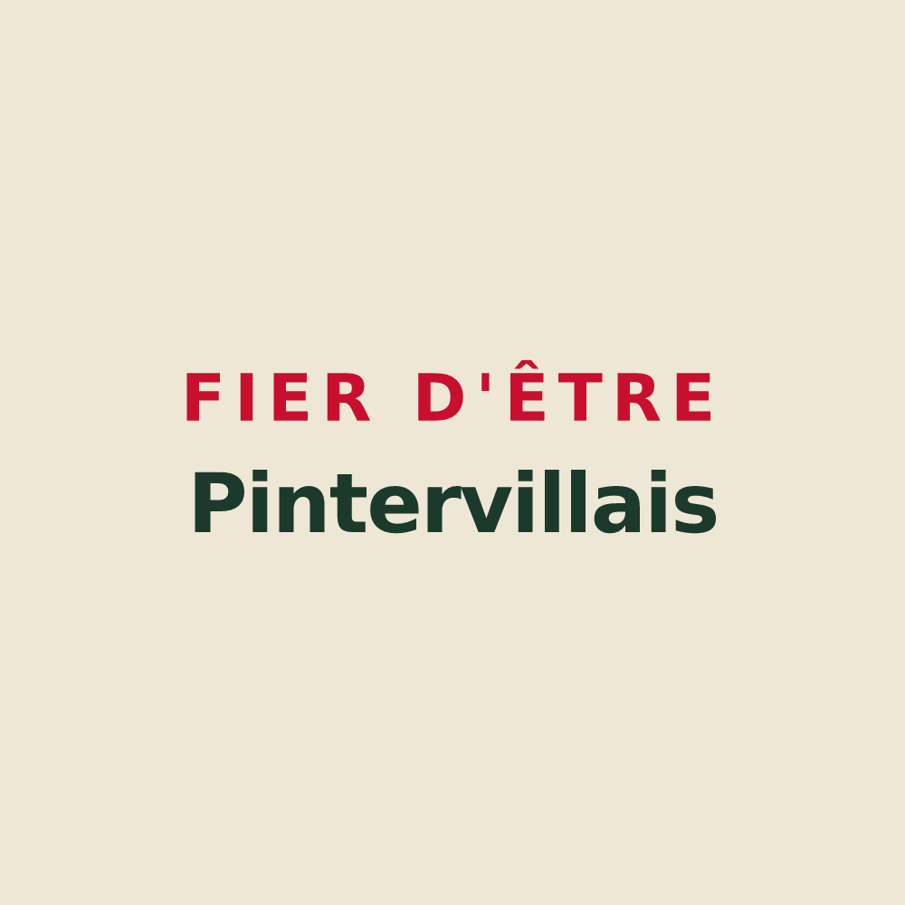 Tote bag « Fier d'être Pintervillais » — design pour Pinterville