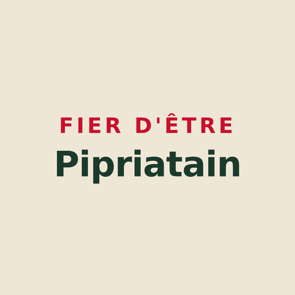 Tote bag « Fier d'être Pipriatain » — design pour Pipriac