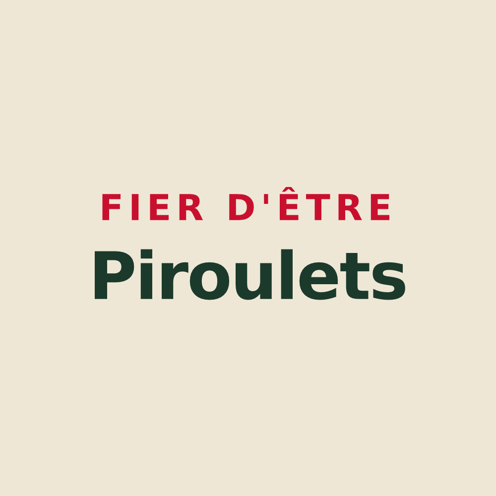 Tote bag « Fier d'être Piroulets » — design pour Pirey