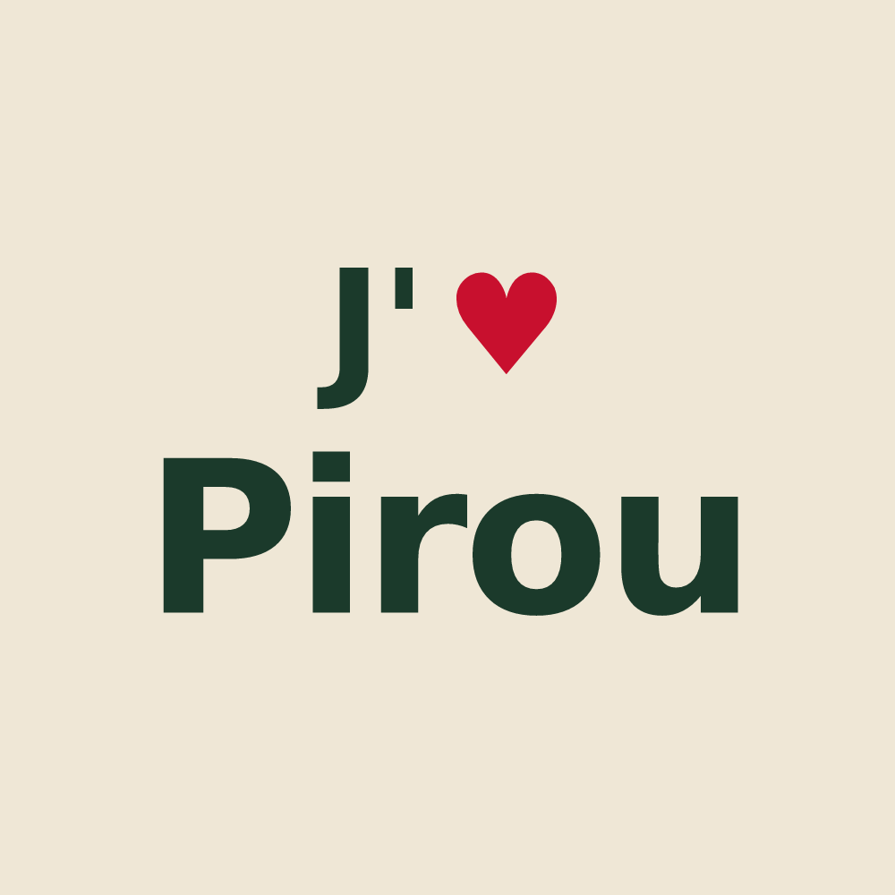 Tote bag personnalisé Pirou — design J'aime Pirou