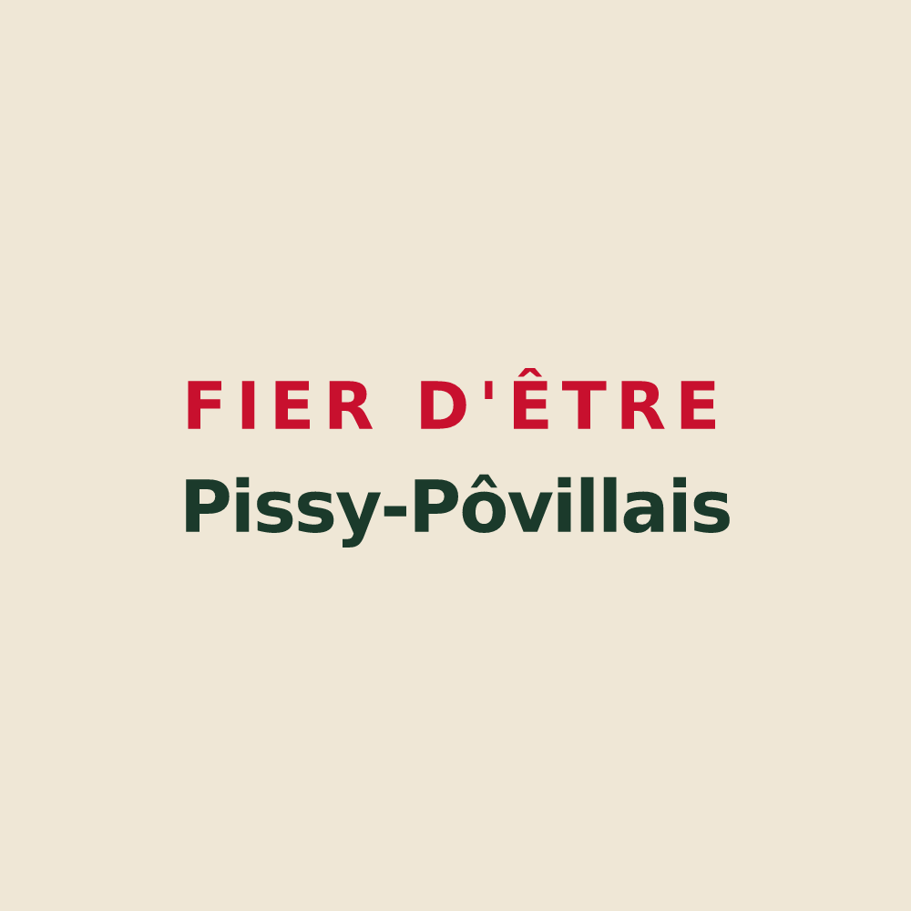 Tote bag « Fier d'être Pissy-Pôvillais » — design pour Pissy-Pôville