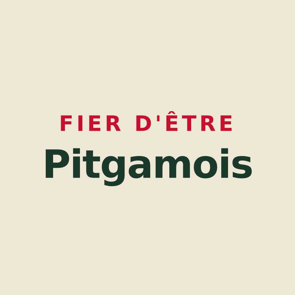 Tote bag « Fier d'être Pitgamois » — design pour Pitgam