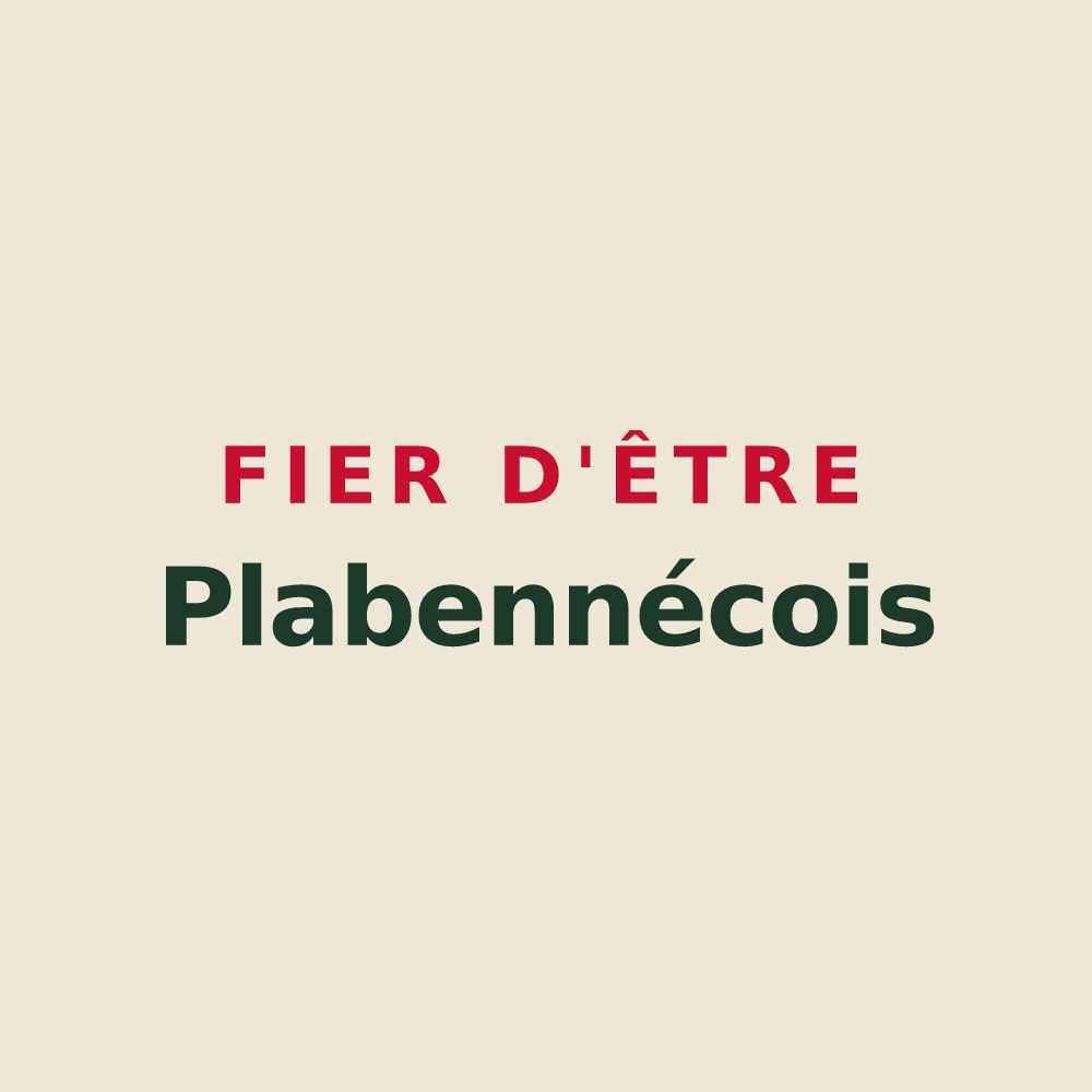 Tote bag « Fier d'être Plabennécois » — design pour Plabennec