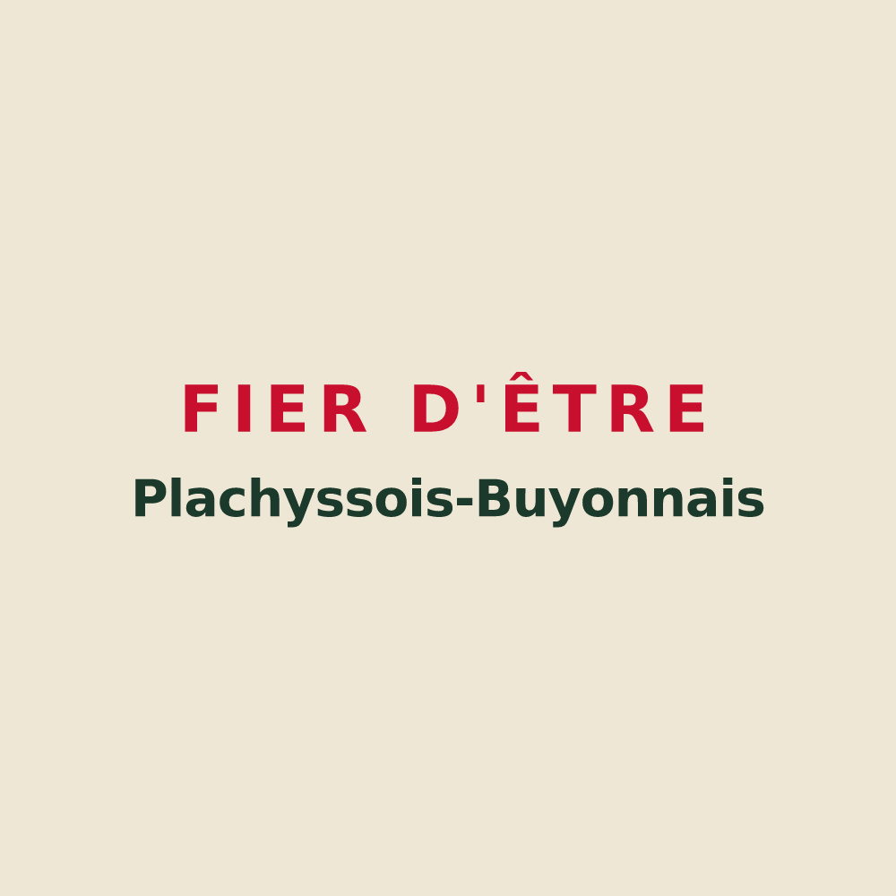 Tote bag « Fier d'être Plachyssois-Buyonnais » — design pour Plachy-Buyon