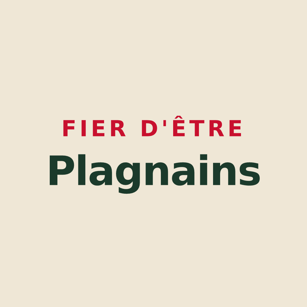 Tote bag « Fier d'être Plagnains » — design pour Plagne