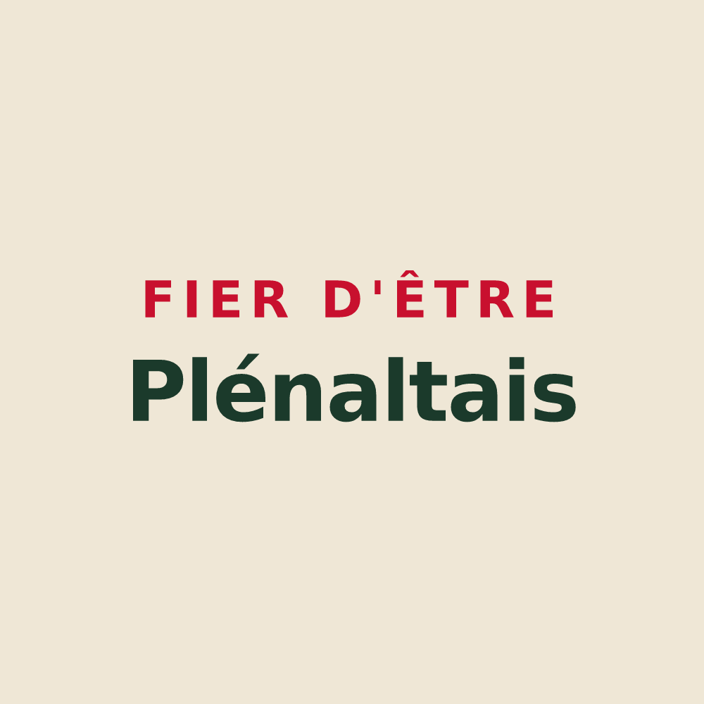 Tote bag « Fier d'être Plénaltais » — design pour Plaine-Haute