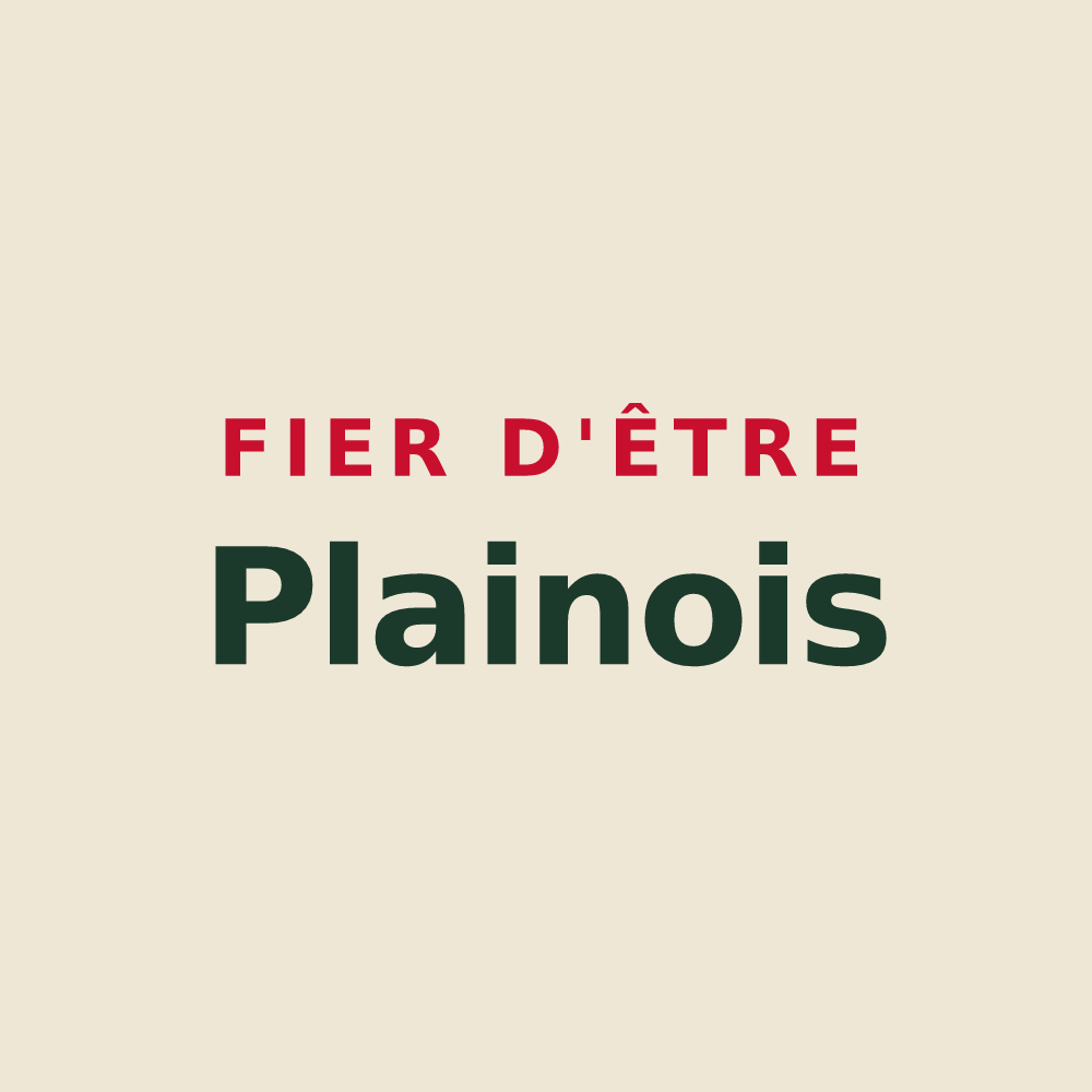 Tote bag « Fier d'être Plainois » — design pour Plaines-Saint-Lange