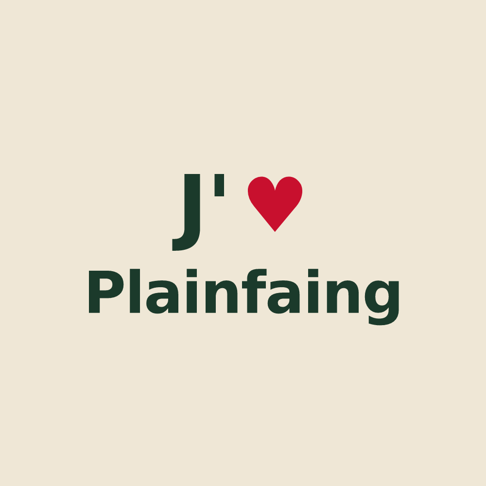 Tote bag personnalisé Plainfaing — design J'aime Plainfaing