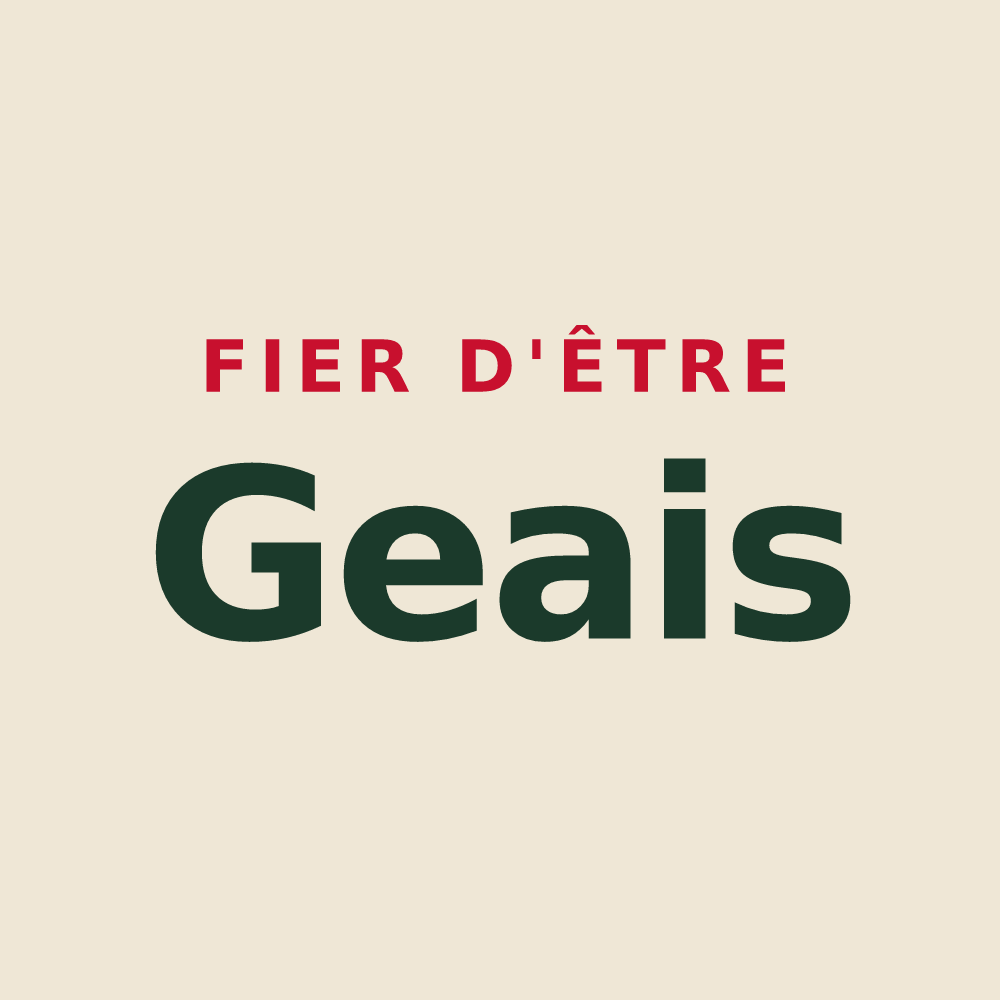 Tote bag « Fier d'être Geais » — design pour Plaisia