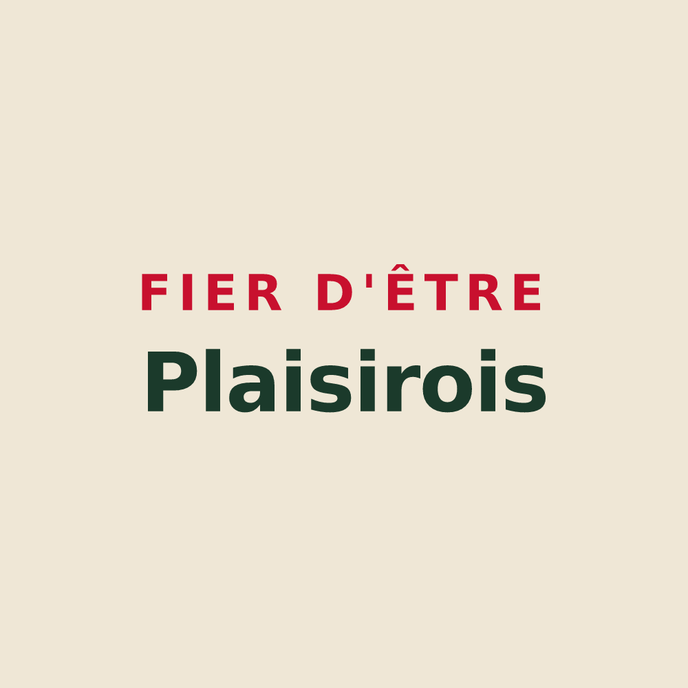 Tote bag « Fier d'être Plaisirois » — design pour Plaisir