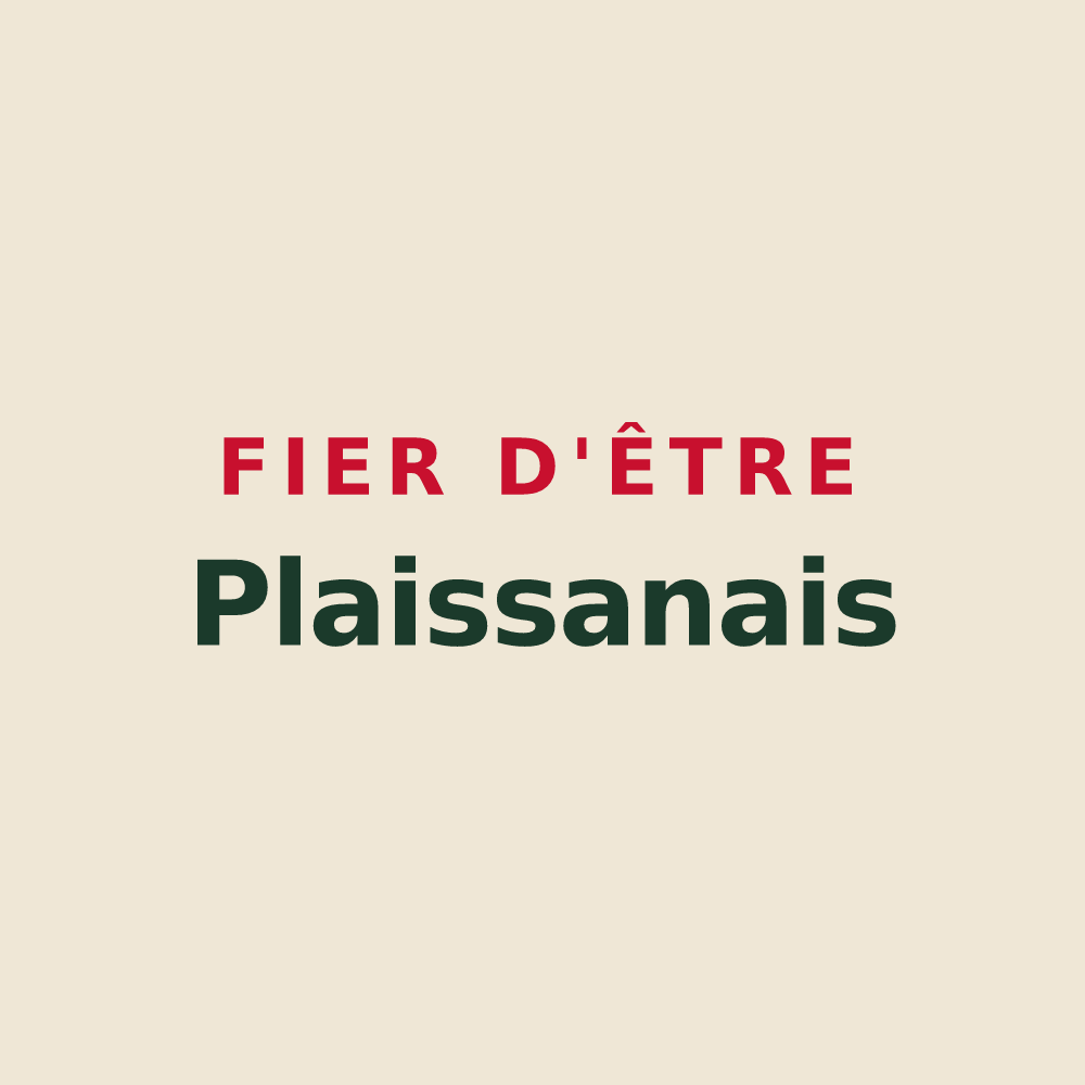 Tote bag « Fier d'être Plaissanais » — design pour Plaissan